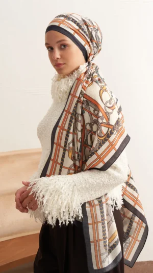 Kamelya Yün İpek Şal